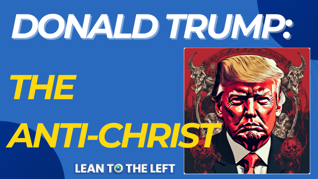 Trump as the anti-christ AI image