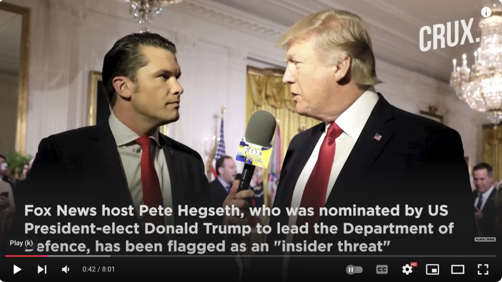 Hegseth & Trump