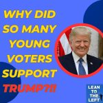 The Lean to the Left Podcast Sam Raus Graphic