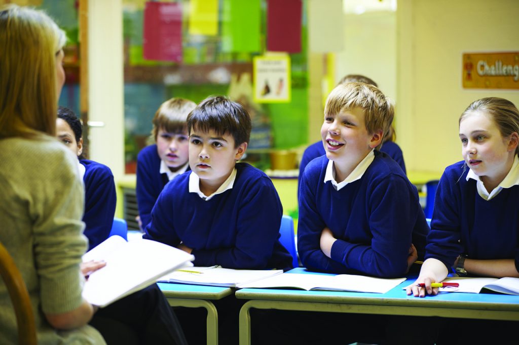 kids in school