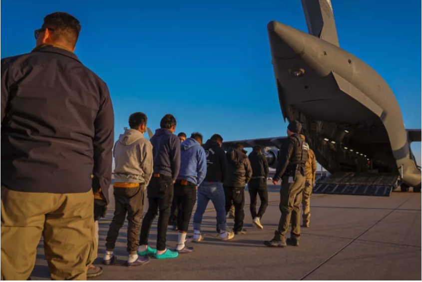 Deportations begin